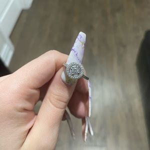 Vintage Allure Sterling Silver ring size 52 / 6 - discontinued ring